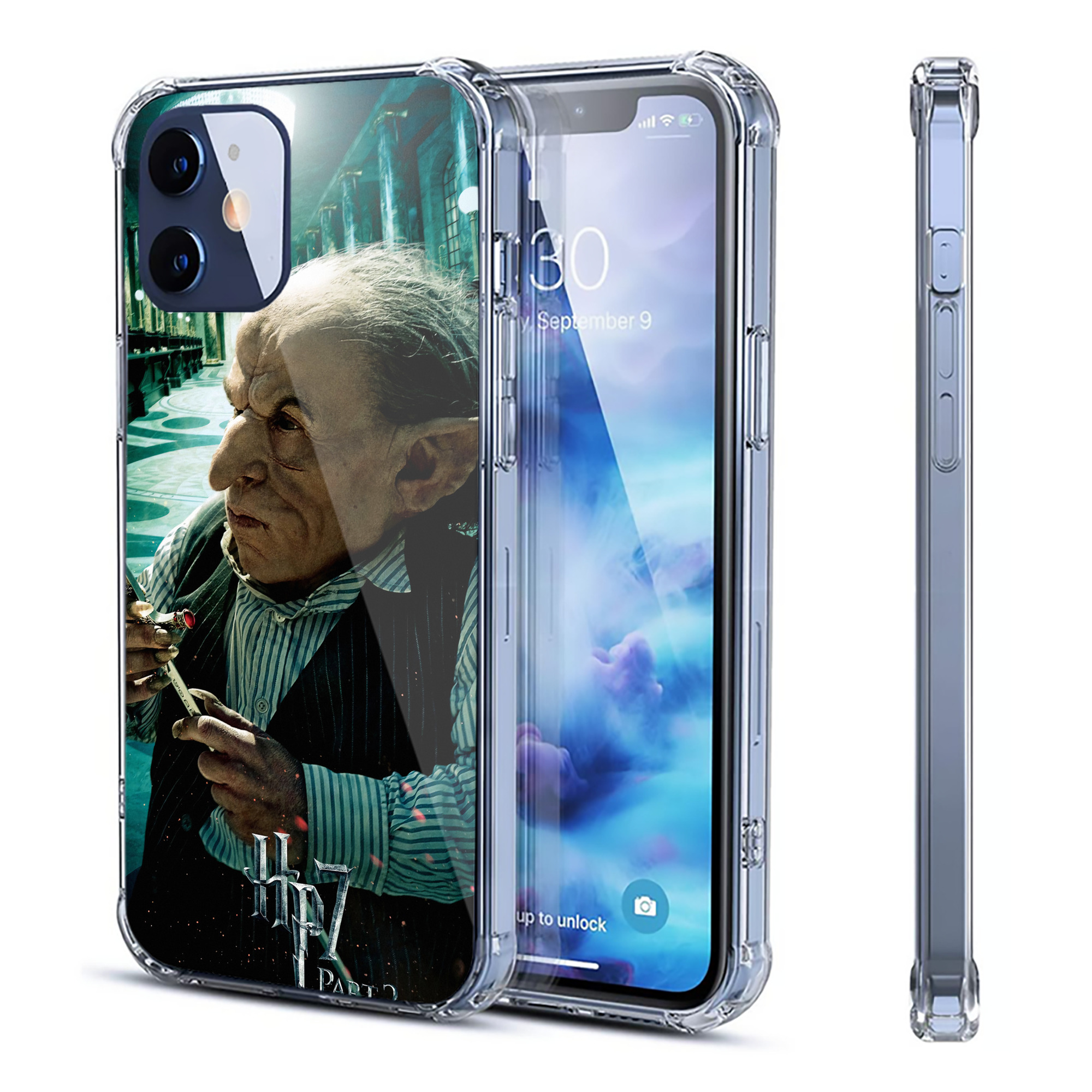 （画像用） Harry Potter ハリー・ポッターシリーズ 【iPhone 12シリーズ対応】透明スマホケース（クリアソフトケース）